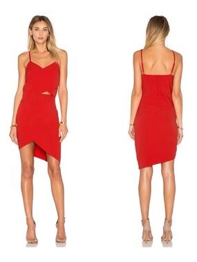 Elliatt x Revolve The Shot Tulip
Dress Size XS Red
Asymmetrical Cutout Cocktail